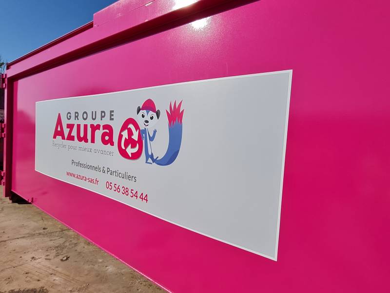 Location de bennes roses pour particuliers sur le Bassin d'Arcachon