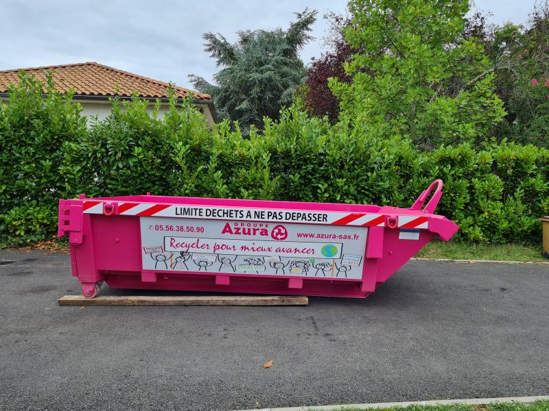 Location benne 8m3 Gironde