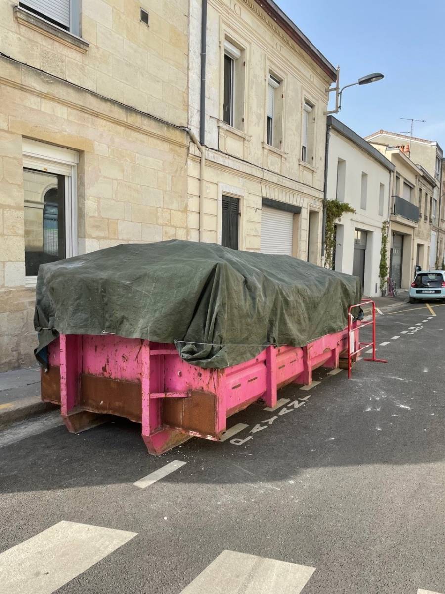 Benne autorisation de voirie