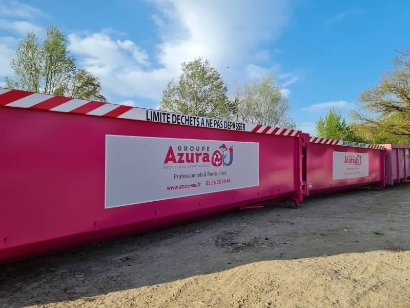 Location de bennes roses pour particuliers près de Bordeaux